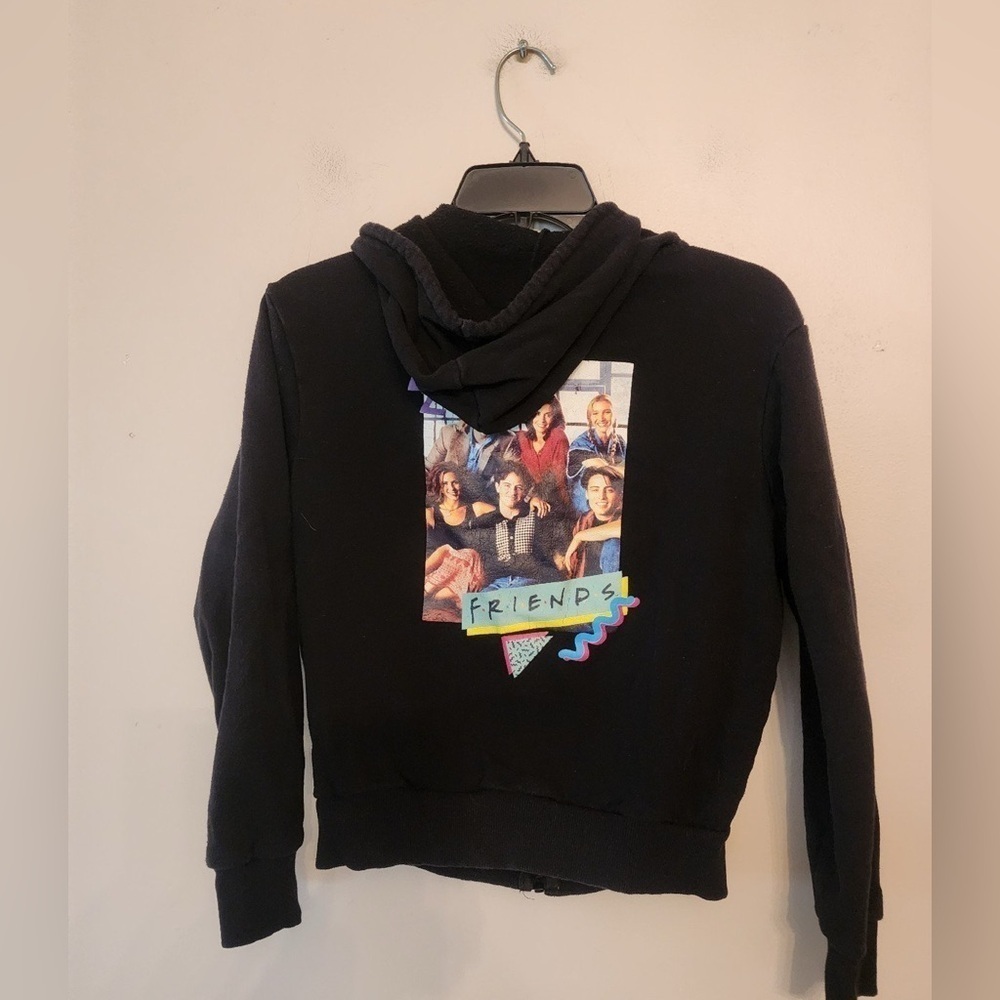 Friends full zip hoodie Black size juniors xs